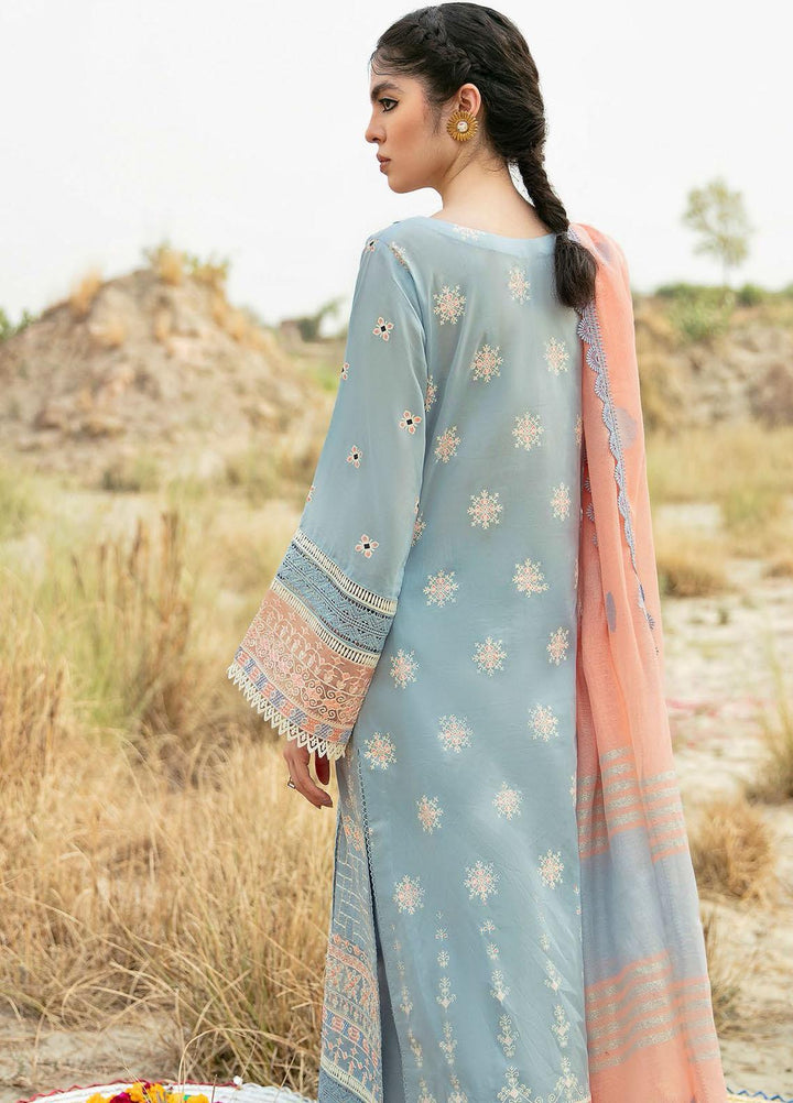 Qalamkar Embroidered Lawn Suits Unstitched 3 Piece QLM21QL EE-03 - Luxury Collection