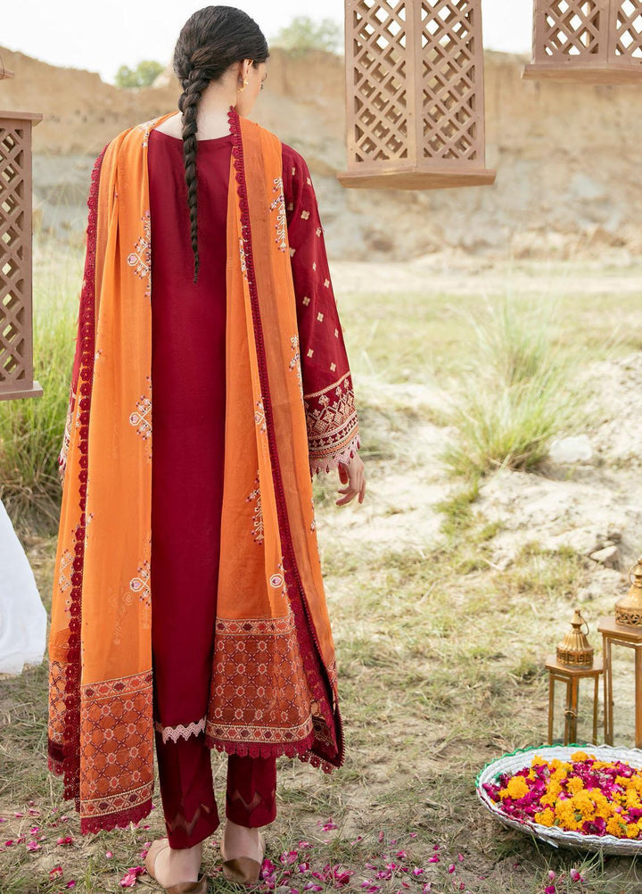 Qalamkar Embroidered Lawn Suits Unstitched 3 Piece QLM21QL EE-07 - Luxury Collection