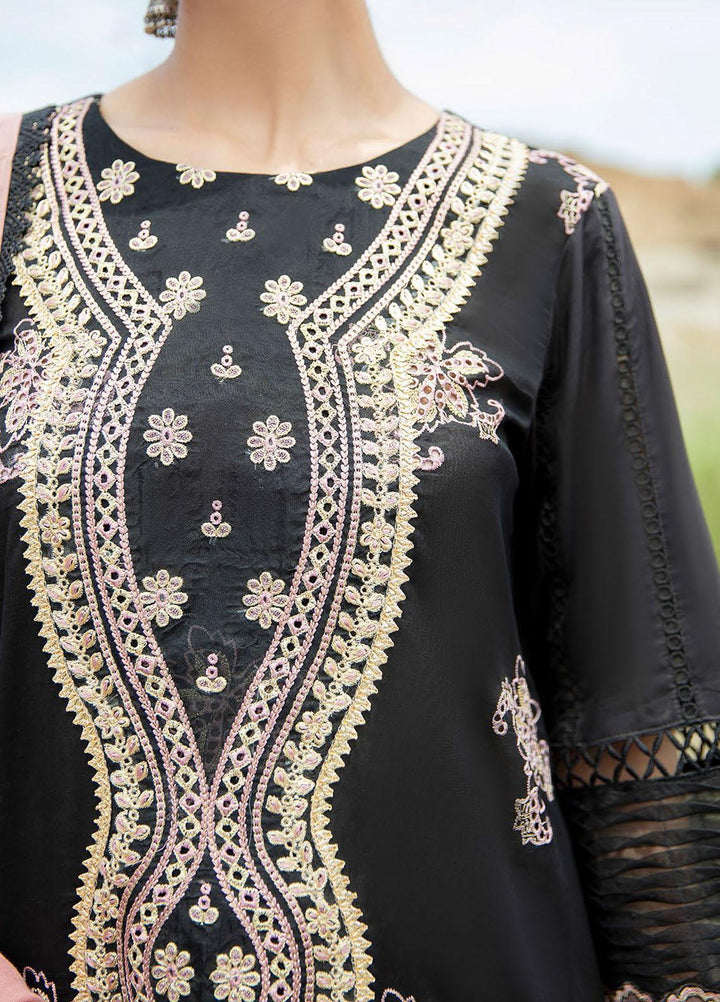 Qalamkar Embroidered Schiffli Suits Unstitched 3 Piece QLM21QL EE-08 - Luxury Collection