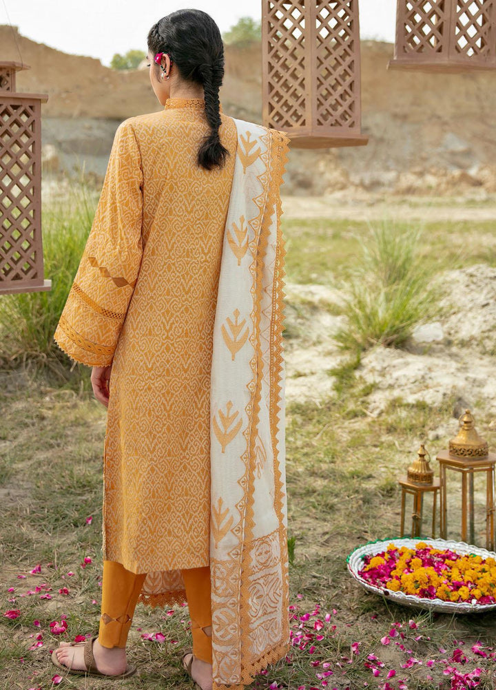 Qalamkar Embroidered Schiffli Suits Unstitched 3 Piece QLM21QL EE-11 - Luxury Collection