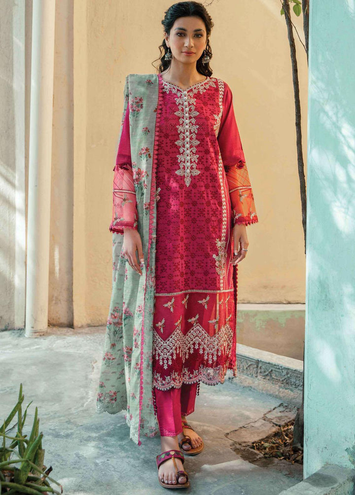 Qline By Qalamkar Embroidered Lawn Suits Unstitched 3 Piece QLM22S QB-05 Anna - Summer Collection