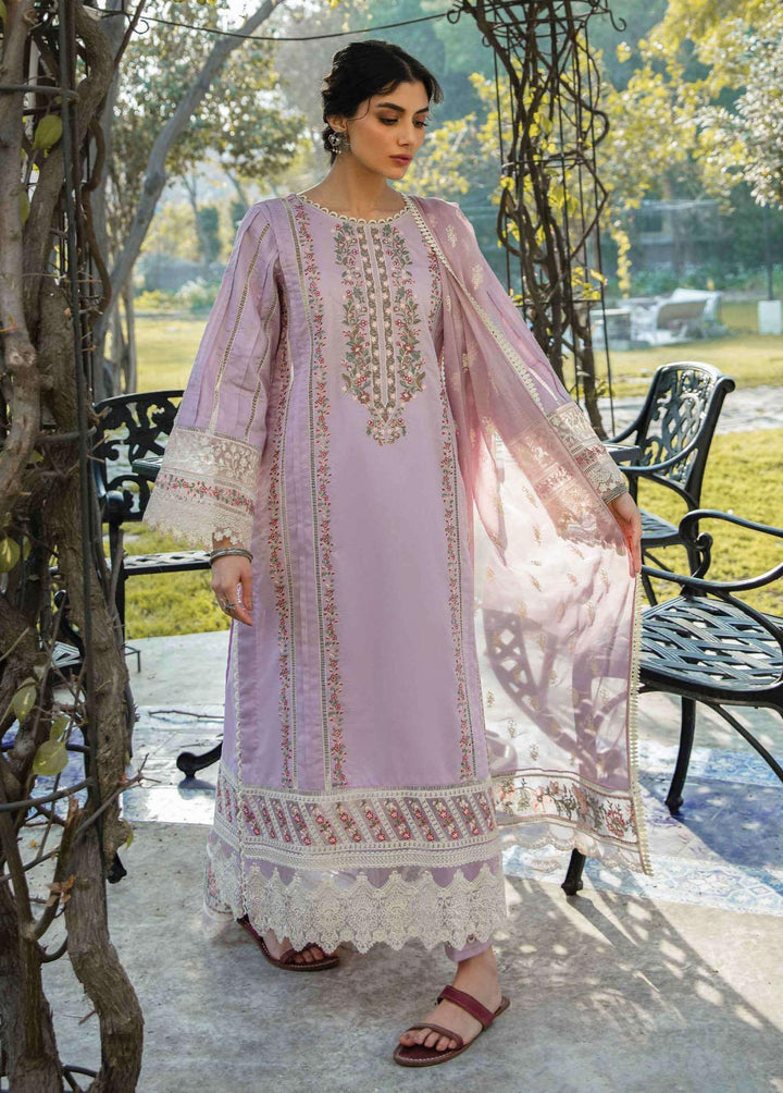 Qline By Qalamkar Embroidered Lawn Suits Unstitched 3 Piece QLM22S QB-06 Laura - Summer Collection
