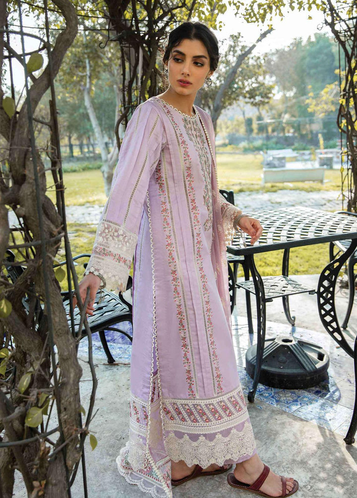Qline By Qalamkar Embroidered Lawn Suits Unstitched 3 Piece QLM22S QB-06 Laura - Summer Collection
