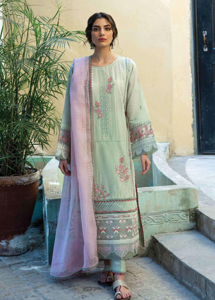 Qline By Qalamkar Embroidered Lawn Suits Unstitched 3 Piece QLM22S QB-11 Esme - Summer Collection
