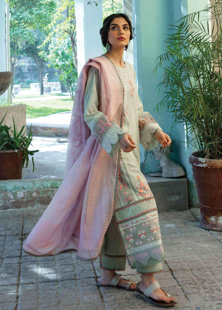 Qline By Qalamkar Embroidered Lawn Suits Unstitched 3 Piece QLM22S QB-11 Esme - Summer Collection