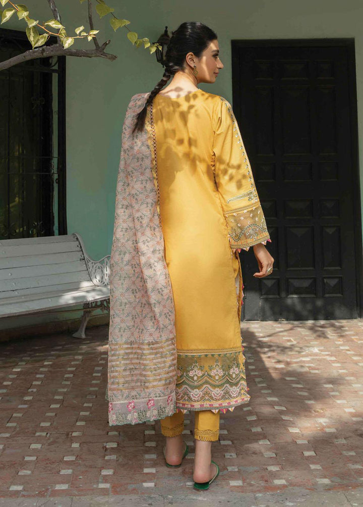 Qline By Qalamkar Embroidered Lawn Suits Unstitched 3 Piece QLM22S QB-12 Reine - Summer Collection