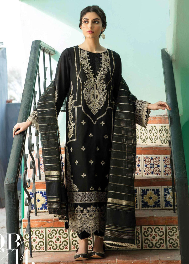 Qline By Qalamkar Embroidered Lawn Suits Unstitched 3 Piece QLM22S QB-14 Felice - Summer Collection