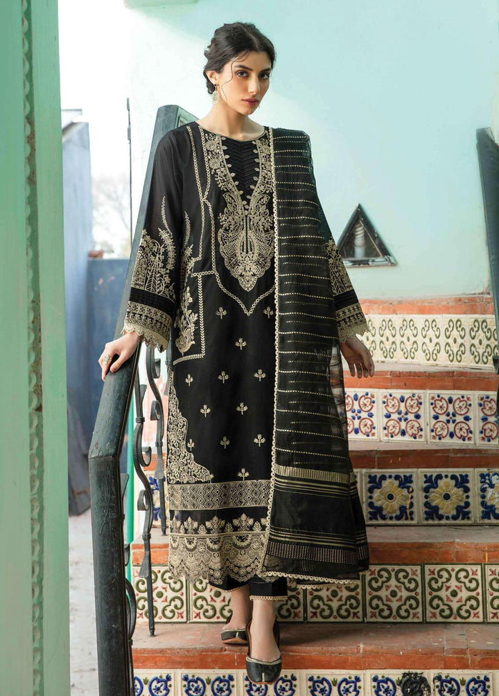 Qline By Qalamkar Embroidered Lawn Suits Unstitched 3 Piece QLM22S QB-14 Felice - Summer Collection