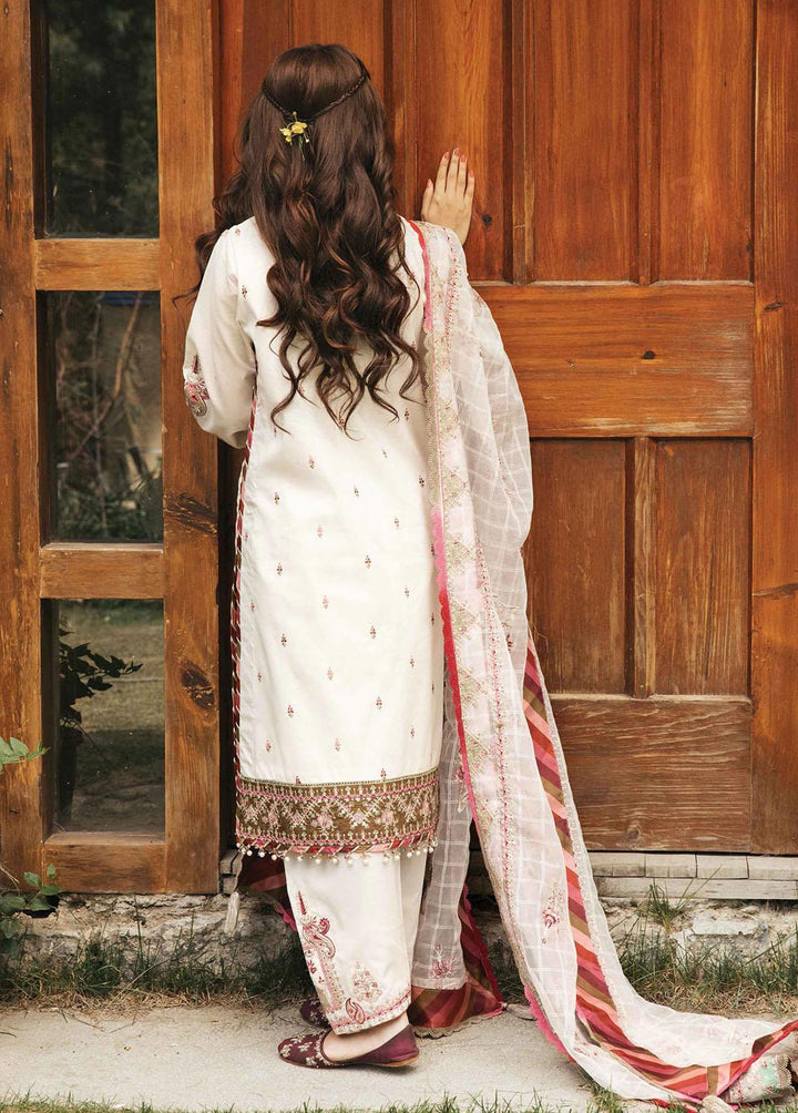 Rahi By Qalamkar Embroidered Lawn Suits Unstitched 3 Piece QLM22R EB-02 Selah - Luxury Collection