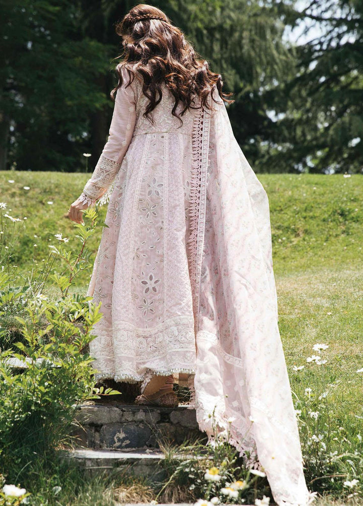 Rahi By Qalamkar Embroidered Lawn Suits Unstitched 3 Piece QLM22R EB-08 Daisy - Luxury Collection