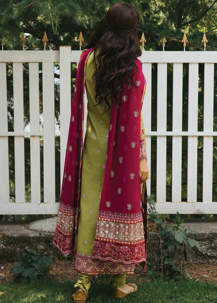 Rahi By Qalamkar Embroidered Lawn Suits Unstitched 3 Piece QLM22R EB-10 Myla - Luxury Collection