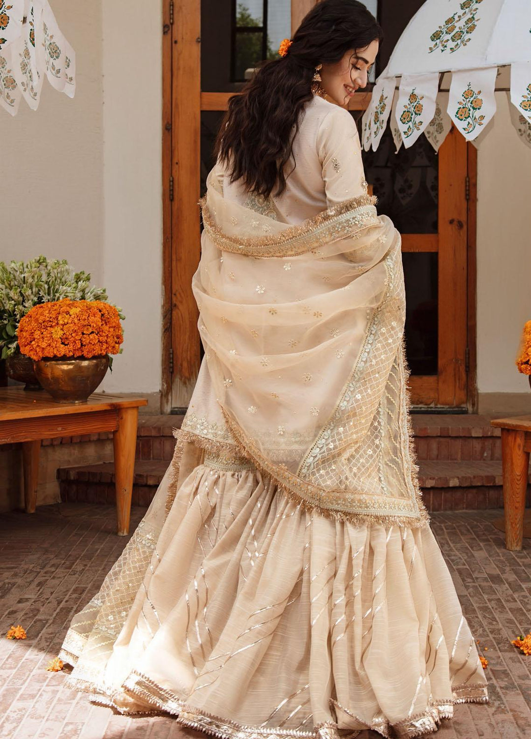 Qalamkar Embroidered Cotton Net Suits Unstitched 3 Piece QLM21SH SM-07 - Formals Collection