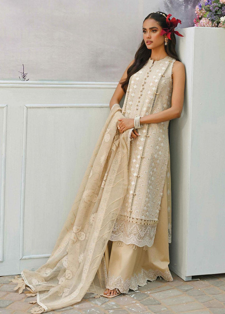 Qalamkar Embroidered Lawn Suits Unstitched 3 Piece QLM23E CF-01 Mira - Eid Collection