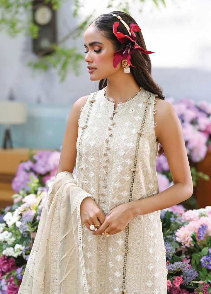 Qalamkar Embroidered Lawn Suits Unstitched 3 Piece QLM23E CF-01 Mira - Eid Collection