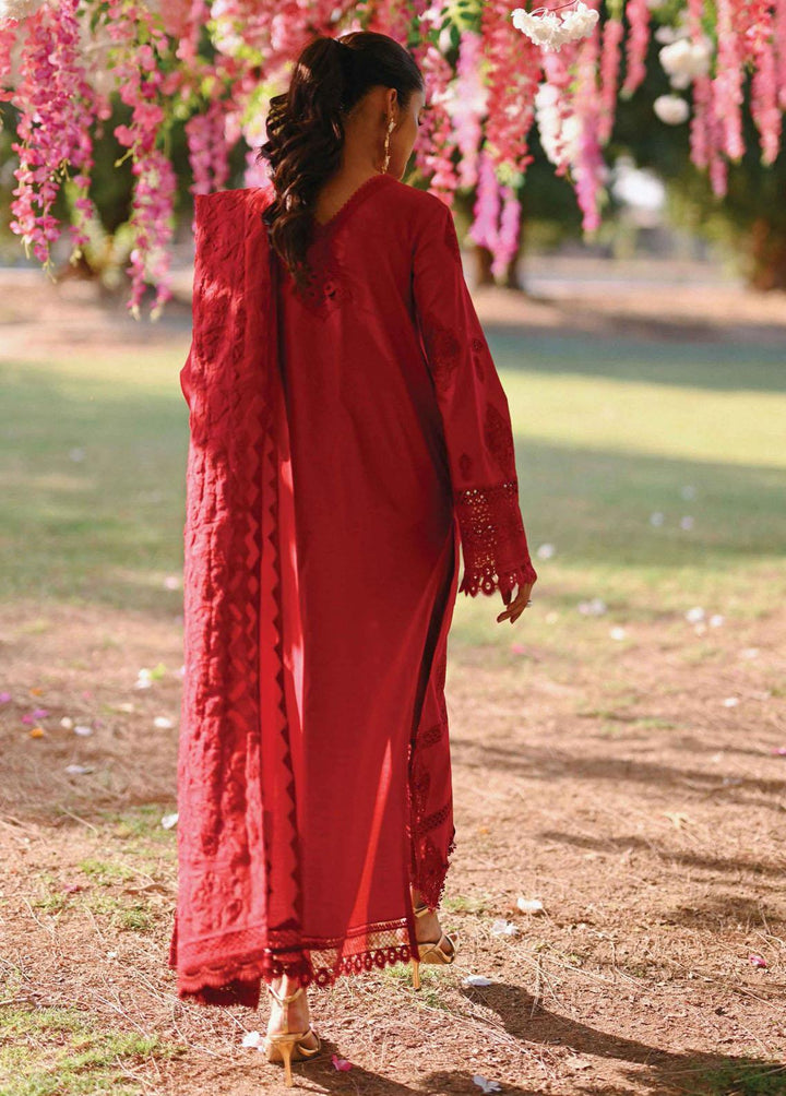 Qalamkar Embroidered Lawn Suits Unstitched 3 Piece QLM23E CF-03 Zarmina - Eid Collection