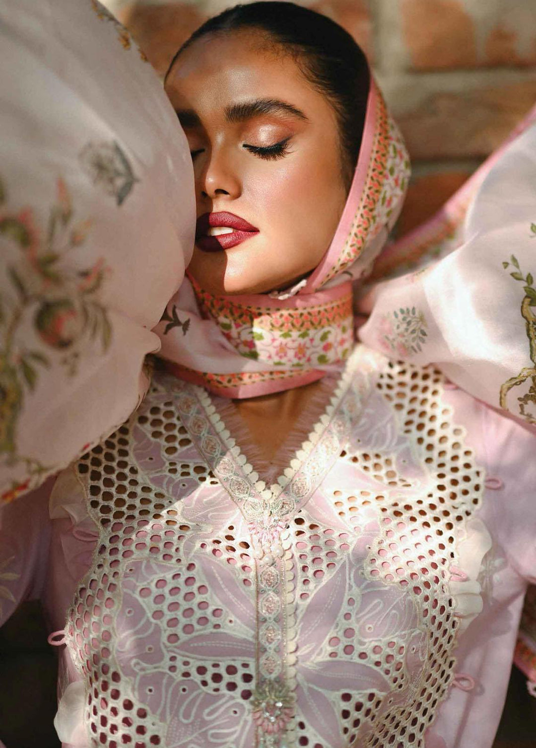 Qalamkar Embroidered Lawn Suits Unstitched 3 Piece QLM23E CF-05 Nova - Eid Collection