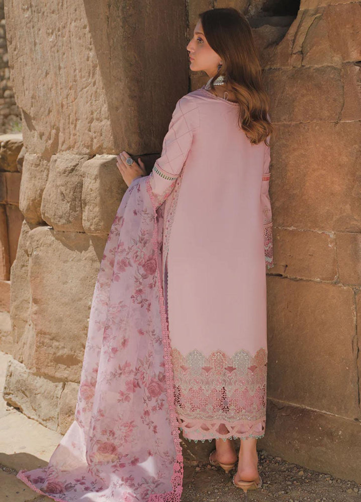 Qalamkar Embroidered Lawn Suits Unstitched 3 Piece QLM23EE BE-08 Siya - Eid Collection