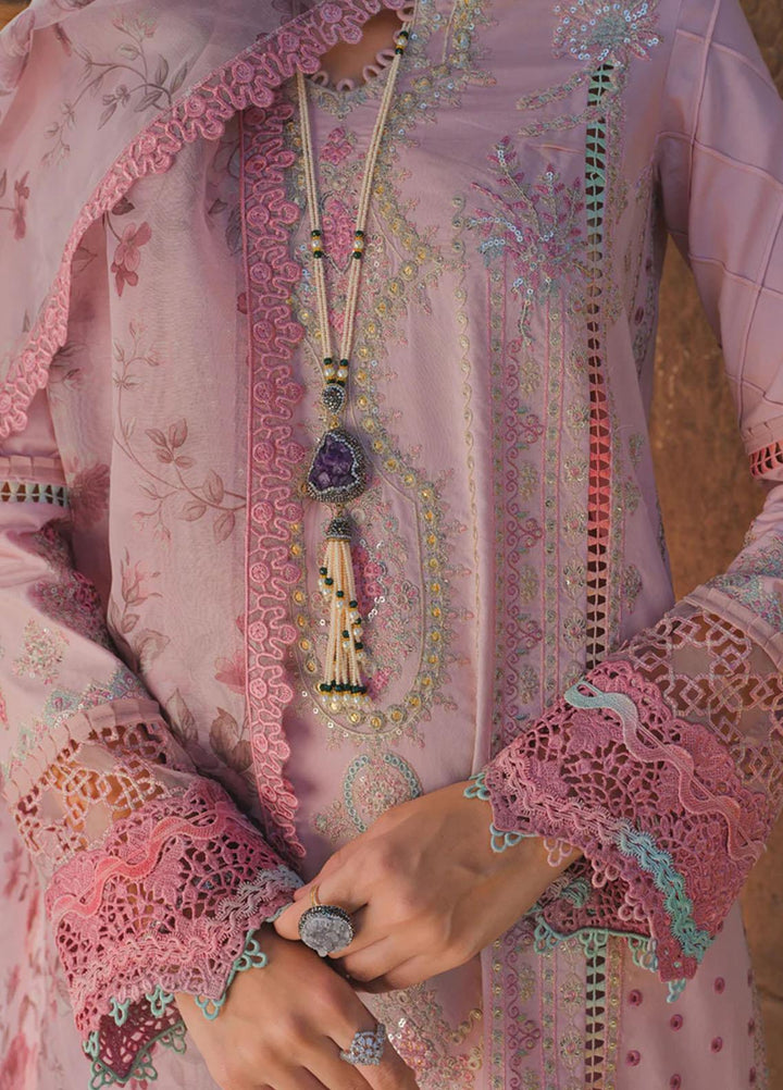 Qalamkar Embroidered Lawn Suits Unstitched 3 Piece QLM23EE BE-08 Siya - Eid Collection