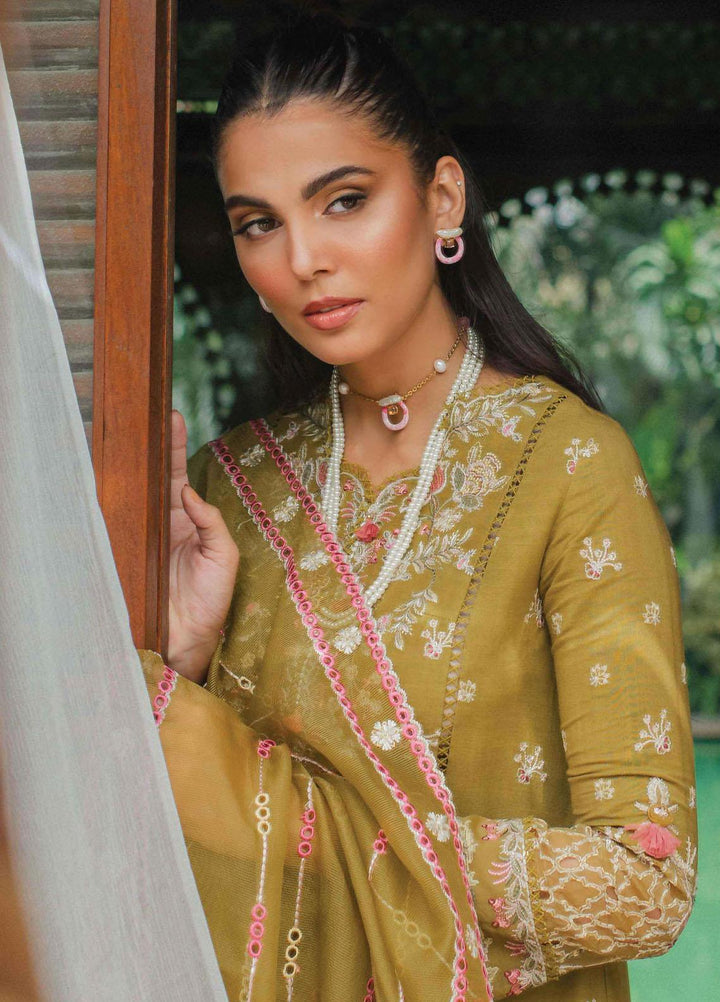 Qalamkar Embroidered Linen Suits Unstitched 3 Piece QLM23LW SC-02 Imani - Luxury Winter Collection
