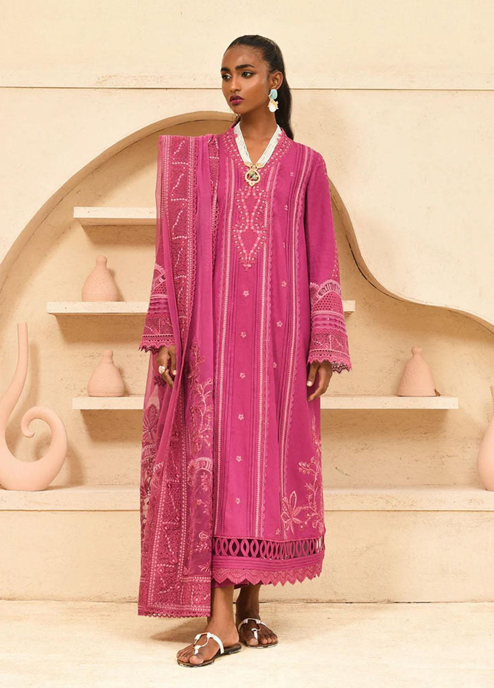 Qalamkar Pret Embroidered Karandi 3 Piece Suit QL22WP KP-05  ZORA