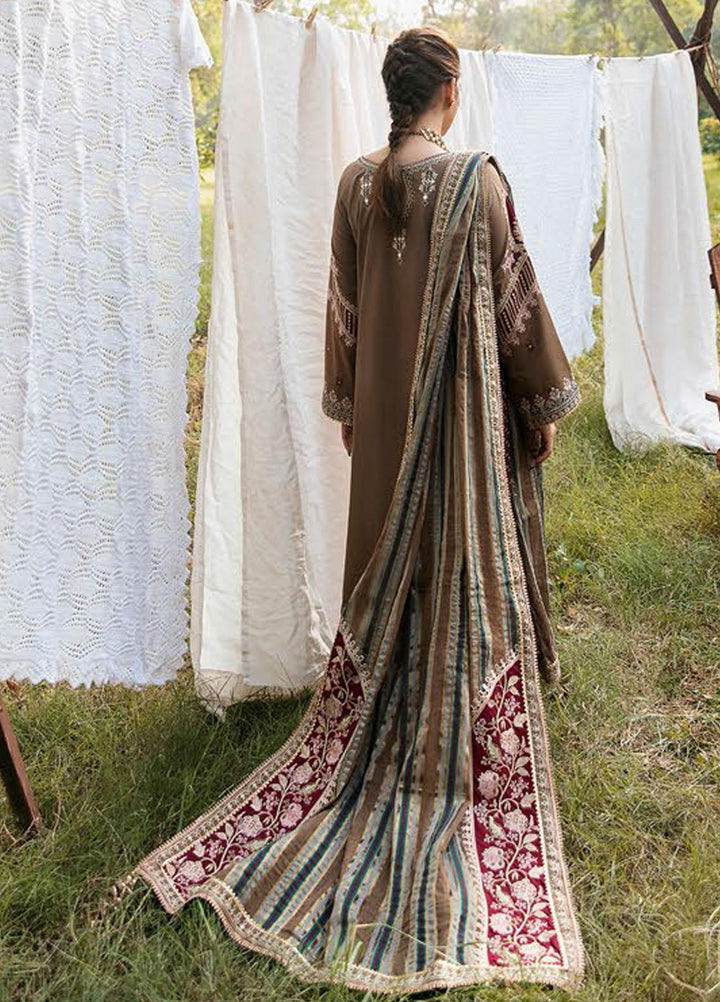 Qalamkar Embroidered Raw Silk Suits Unstitched 3 Piece QLM21WS KK-06 - Winter Collection