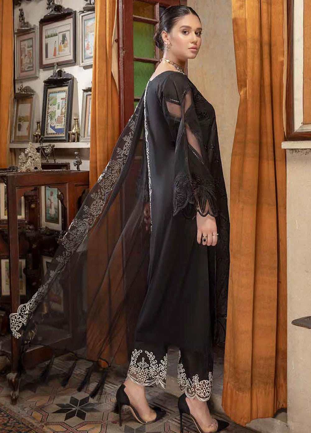 Qara by Charizma Embroidered Lawn Suits Unstitched 3 Piece CRZ21QB CQ-01 - Summer Collection