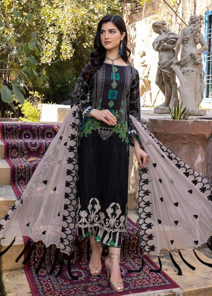 Qaus By Charizma Embroidered Lawn Suits Unstitched 3 Piece CRZ22-Q2 QEE-11 - Festive Collection