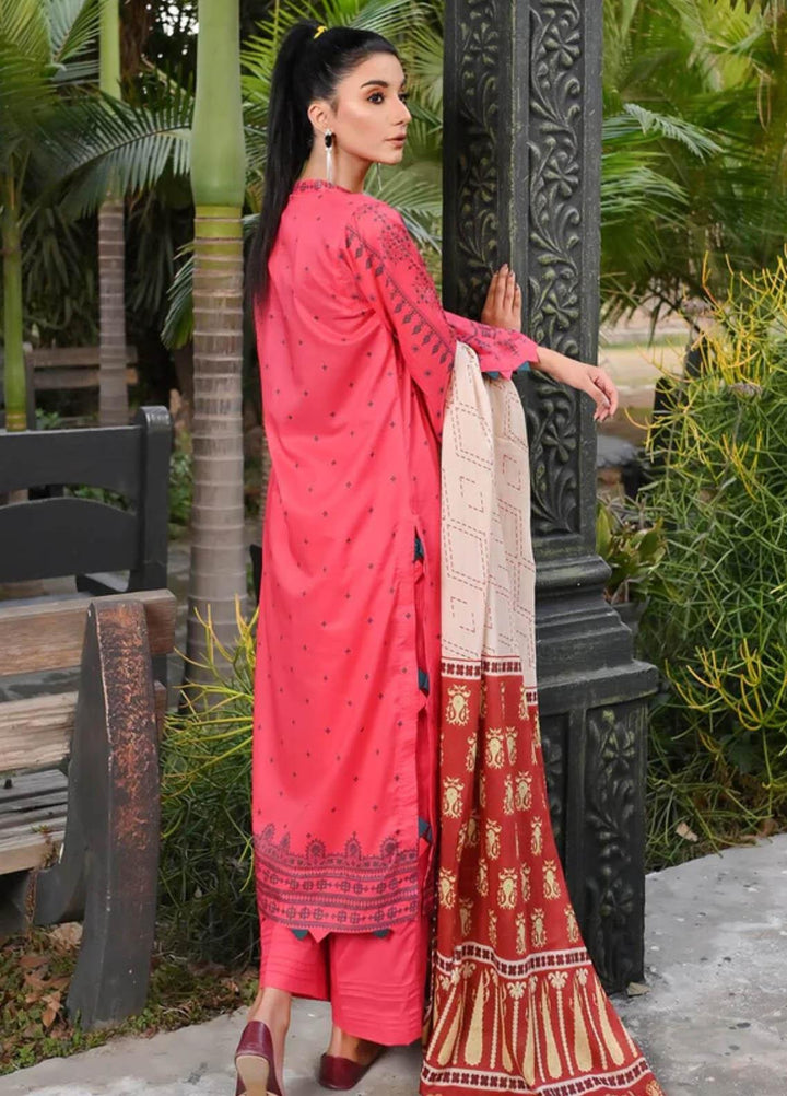 Qaus-e-Qazah By Khas Printed Lawn Suits Unstitched 3 Piece KHS23QQ RK-005 - Summer Collection