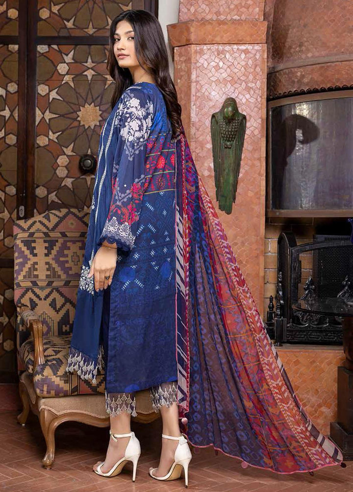 Signature Series By Qaus Embroidered Lawn Suits Unstitched 3 Piece QAS22SS QAS 07 - Summer Collection