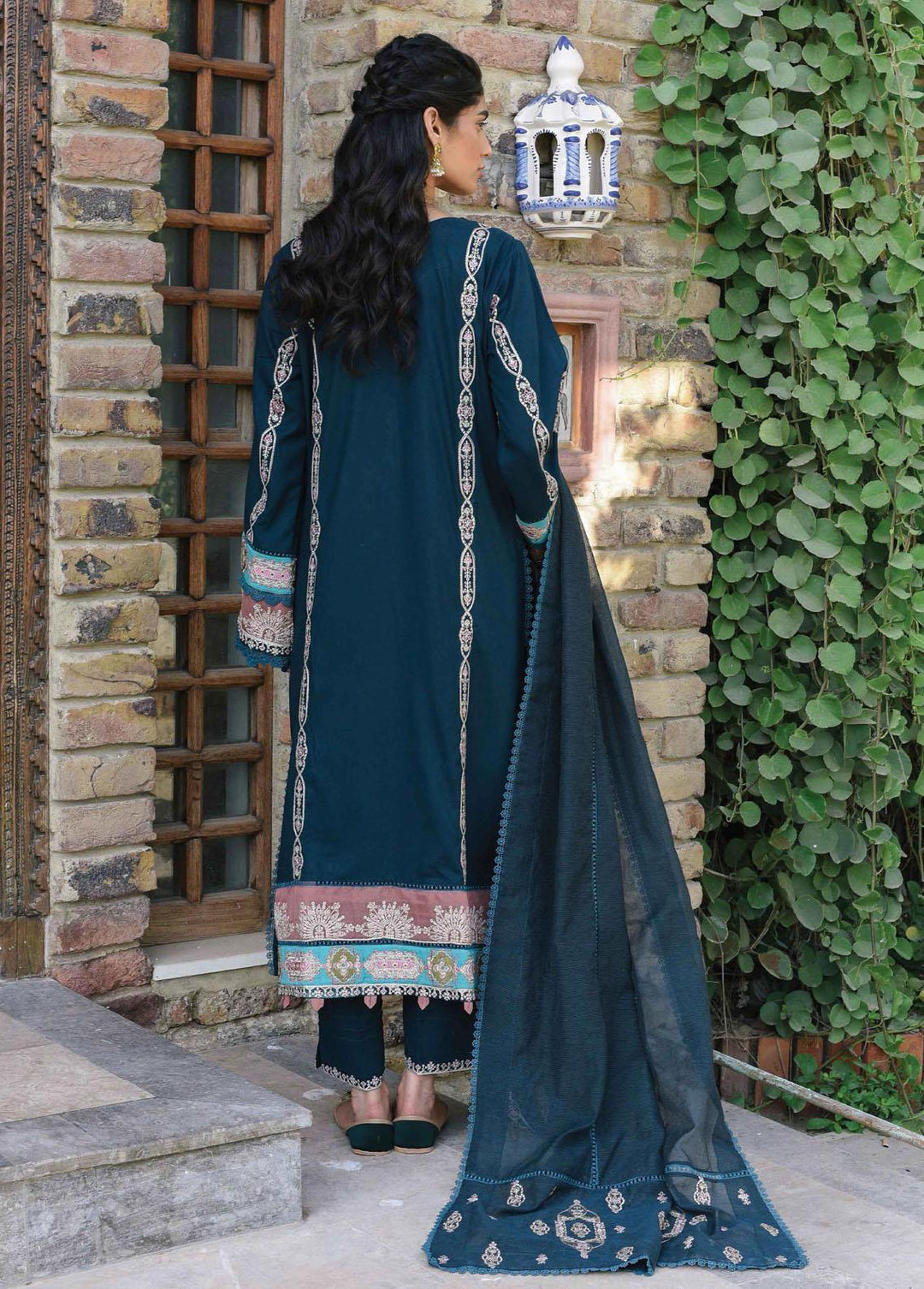 Qline by Qalamkar Embroidered Linen Suits Unstitched 3 Piece QLM22Q 02 Zara - Winter Collection
