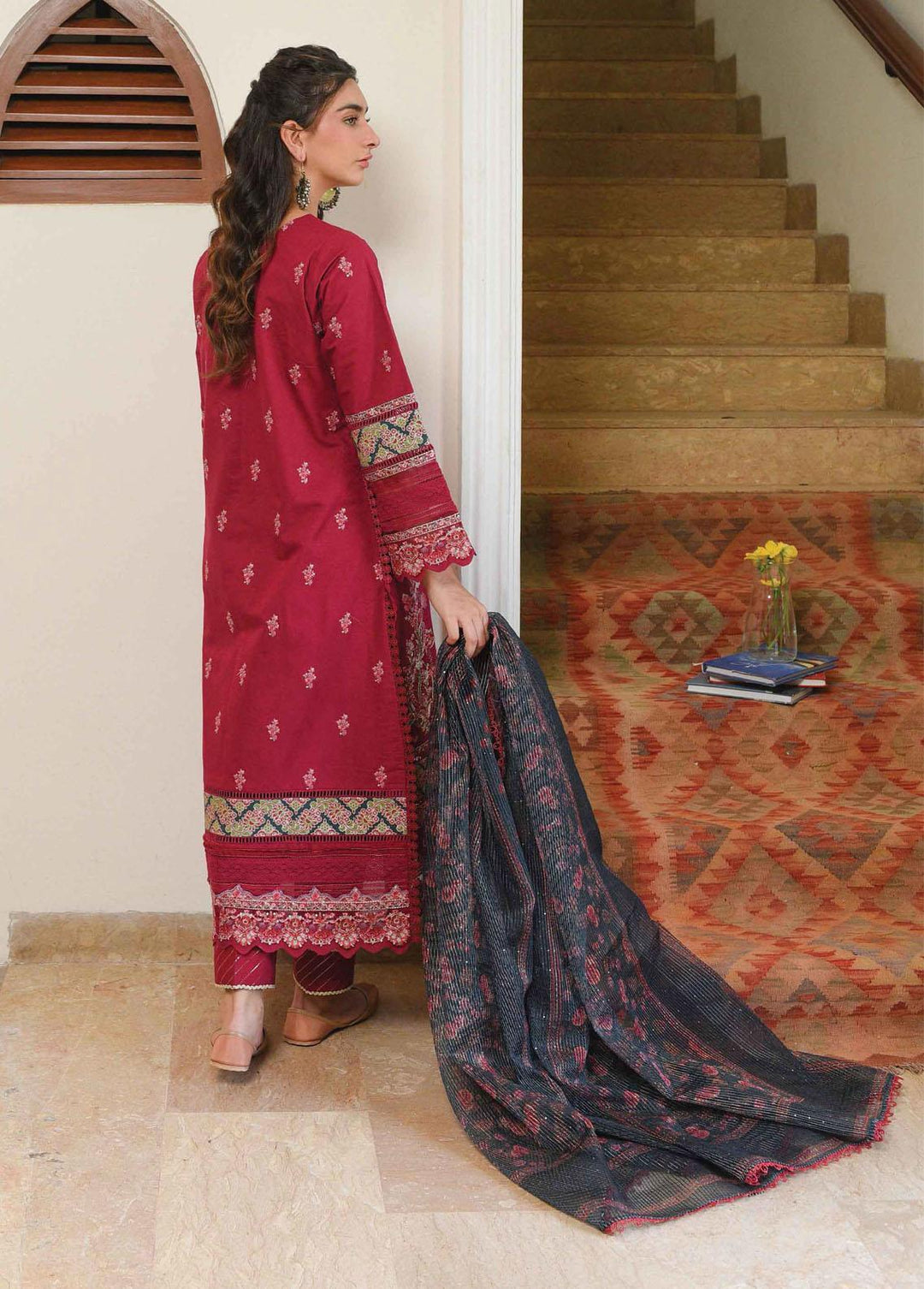 Qline by Qalamkar Embroidered Linen Suits Unstitched 3 Piece QLM22Q 04 Sabeeka - Winter Collection
