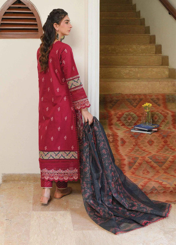 Qline by Qalamkar Embroidered Linen Suits Unstitched 3 Piece QLM22Q 04 Sabeeka - Winter Collection