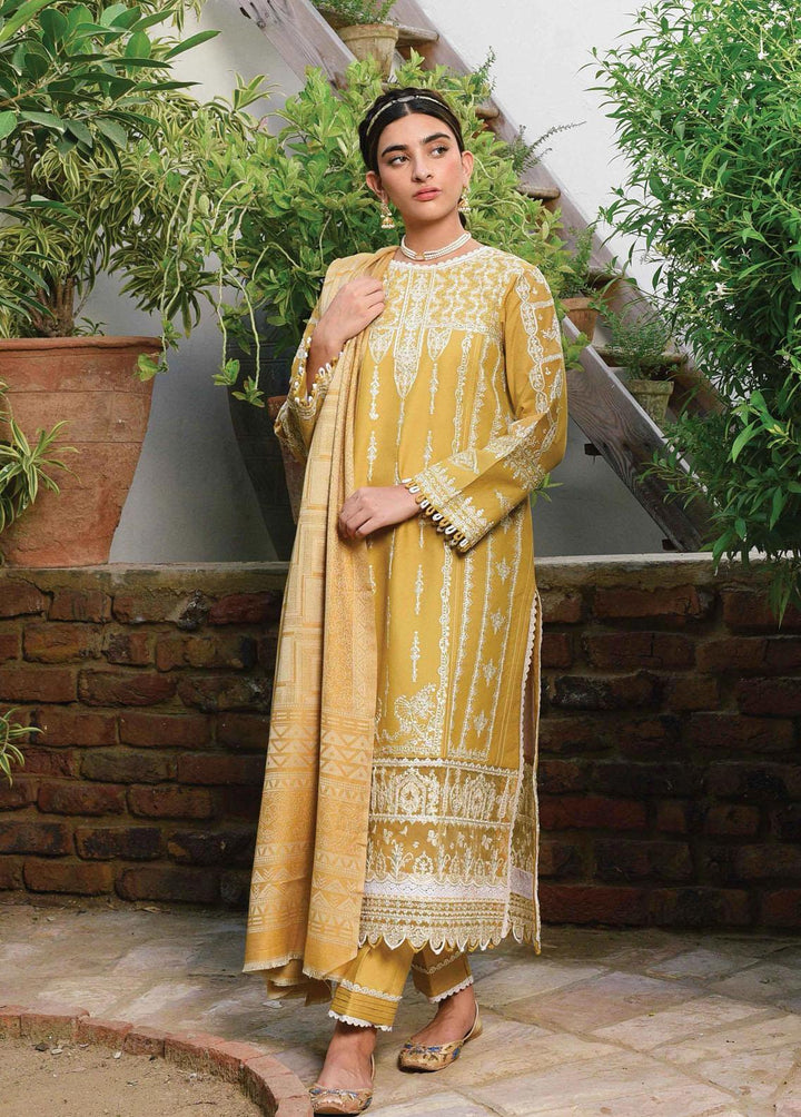 Qline by Qalamkar Embroidered Linen Suits Unstitched 3 Piece QLM22Q 07 Roohi - Winter Collection