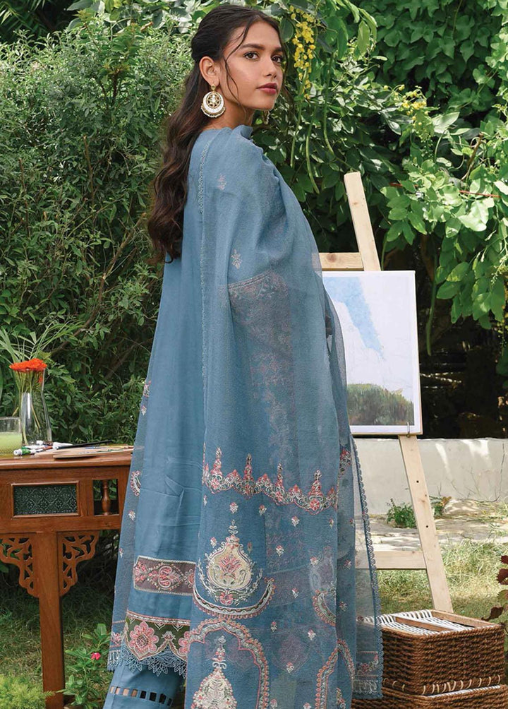 Qline by Qalamkar Embroidered Linen Suits Unstitched 3 Piece QLM22Q 10 Rooh - Winter Collection
