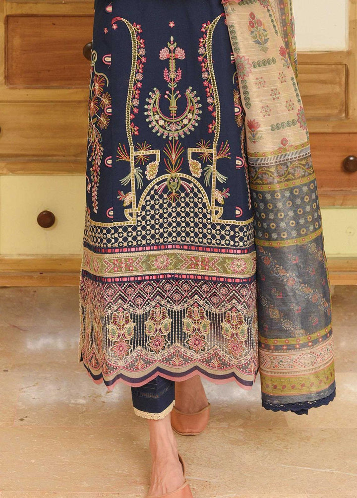 Qline by Qalamkar Embroidered Linen Suits Unstitched 3 Piece QLM22Q 11 Zoya - Winter Collection