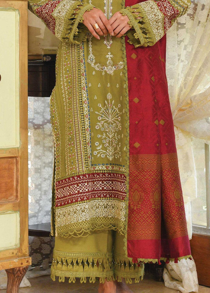 Qline by Qalamkar Embroidered Linen Suits Unstitched 3 Piece QLM22Q 14 Anjum - Winter Collection