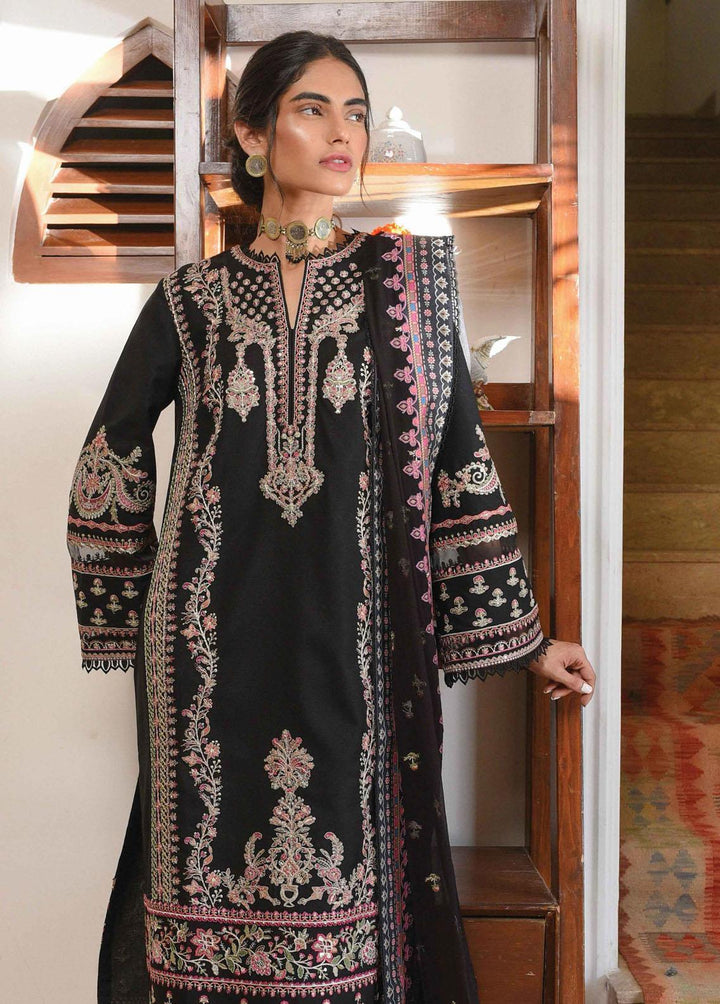Qline by Qalamkar Embroidered Linen Suits Unstitched 3 Piece QLM22Q 15 Erum - Winter Collection