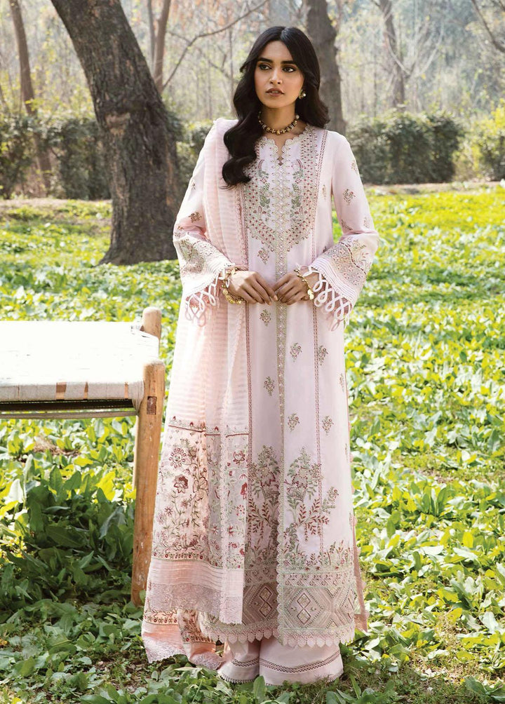 Qline by Qalamkar Embroidered Lawn Suits Unstitched 3 Piece QLM23Q AK-04 Vanna - Luxury Collection