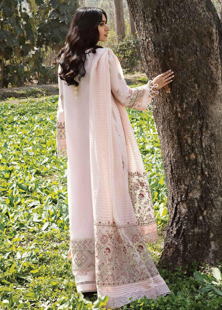 Qline by Qalamkar Embroidered Lawn Suits Unstitched 3 Piece QLM23Q AK-04 Vanna - Luxury Collection