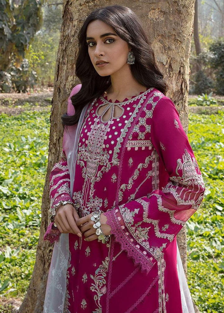 Qline by Qalamkar Embroidered Lawn Suits Unstitched 3 Piece QLM23Q AK-13 Larisa - Luxury Collection