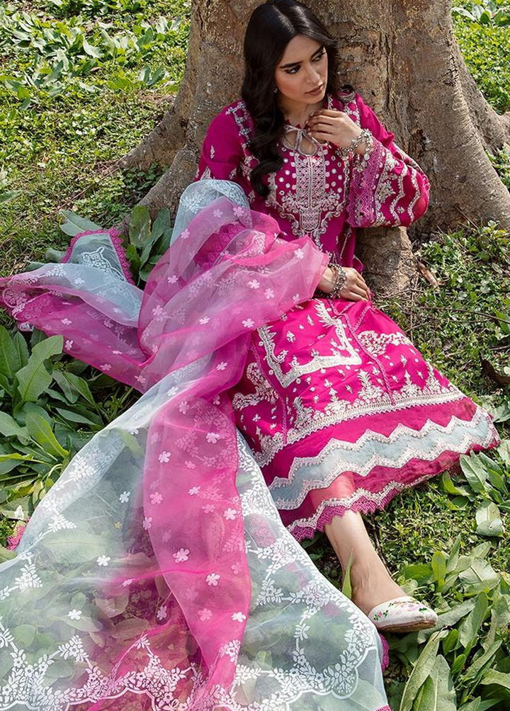 Qline by Qalamkar Embroidered Lawn Suits Unstitched 3 Piece QLM23Q AK-13 Larisa - Luxury Collection