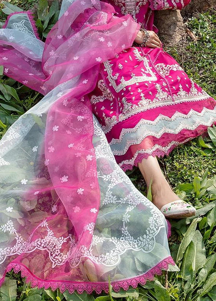 Qline by Qalamkar Embroidered Lawn Suits Unstitched 3 Piece QLM23Q AK-13 Larisa - Luxury Collection