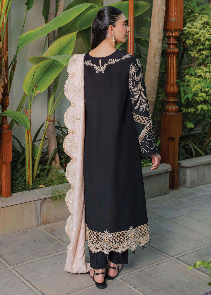 Qline By Qalamkar Embroidered Linen Suits Unstitched 3 Piece QLM23LN WL-01 Haven - Winter Collection