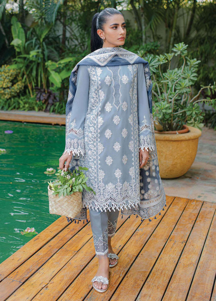 Qline By Qalamkar Embroidered Linen Suits Unstitched 3 Piece QLM23LN WL-02 Aveline - Winter Collection