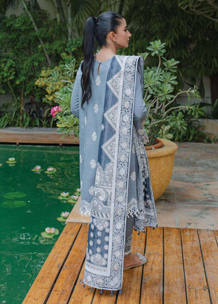 Qline By Qalamkar Embroidered Linen Suits Unstitched 3 Piece QLM23LN WL-02 Aveline - Winter Collection