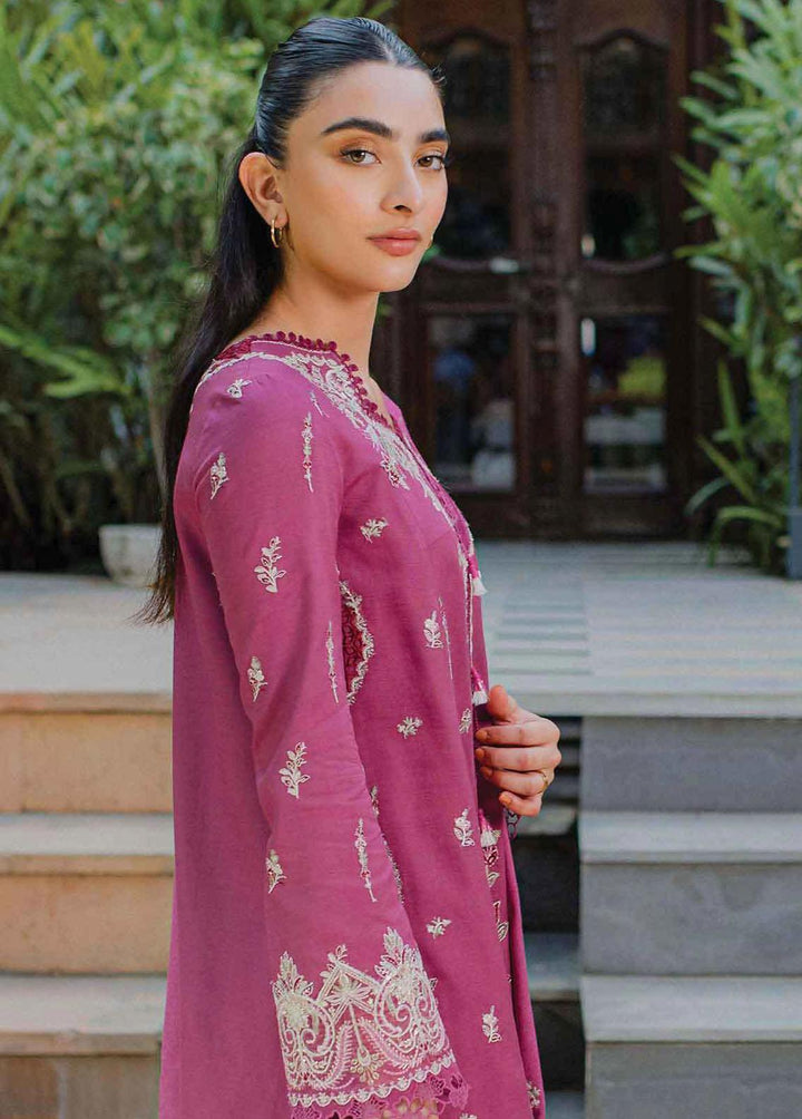 Qline By Qalamkar Embroidered Linen Suits Unstitched 3 Piece QLM23LN WL-03 Sera - Winter Collection