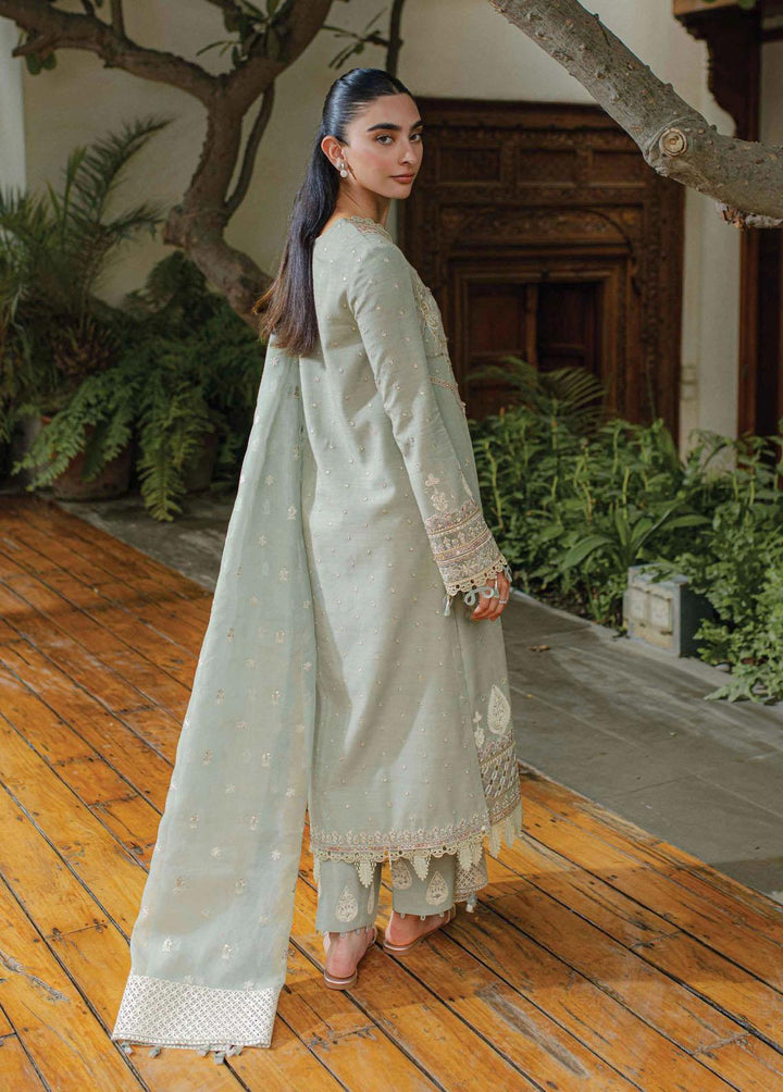 Qline By Qalamkar Embroidered Linen Suits Unstitched 3 Piece QLM23LN WL-07 Lavinia - Winter Collection