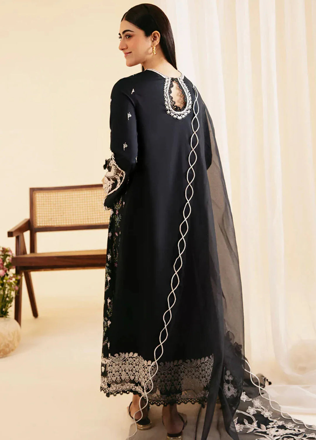 Qlinekari By Qalamkar Embroidered Lawn Suit Unstitched 3 Piece QLM24QK SQ-03 Marwa - Summer Collection