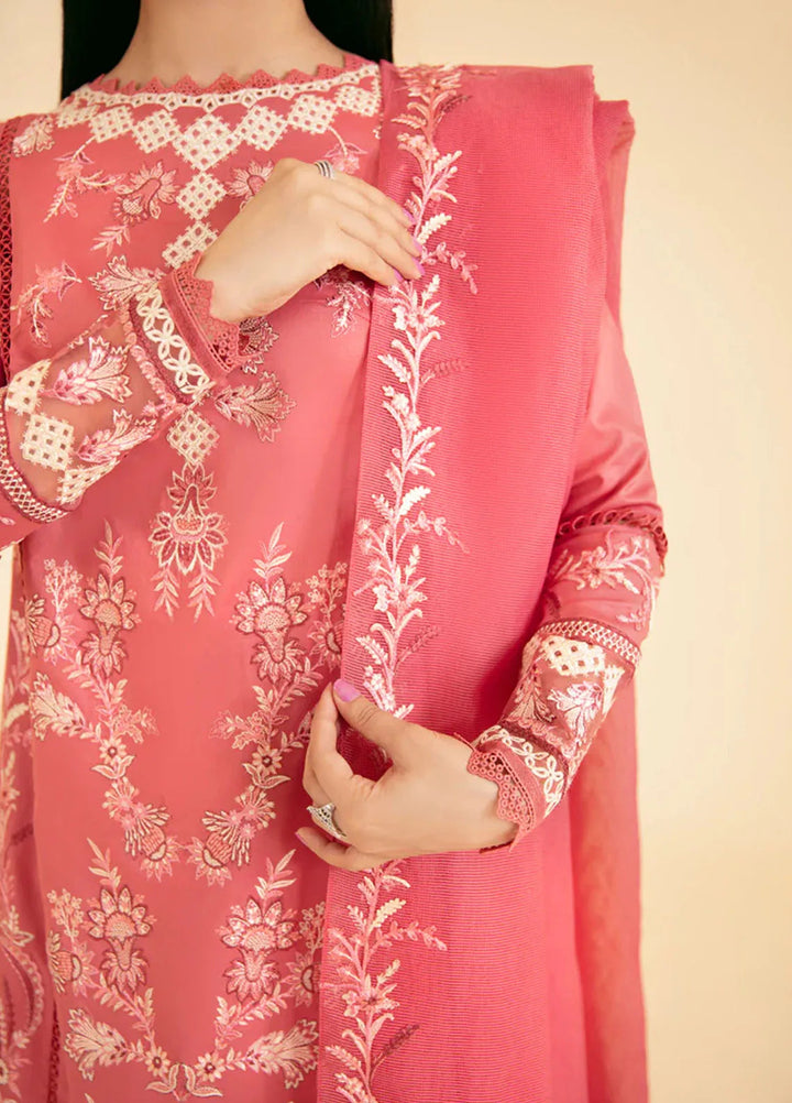 Qlinekari By Qalamkar Embroidered Lawn Suit Unstitched 3 Piece QLM24QK SQ-09 Sena - Summer Collection