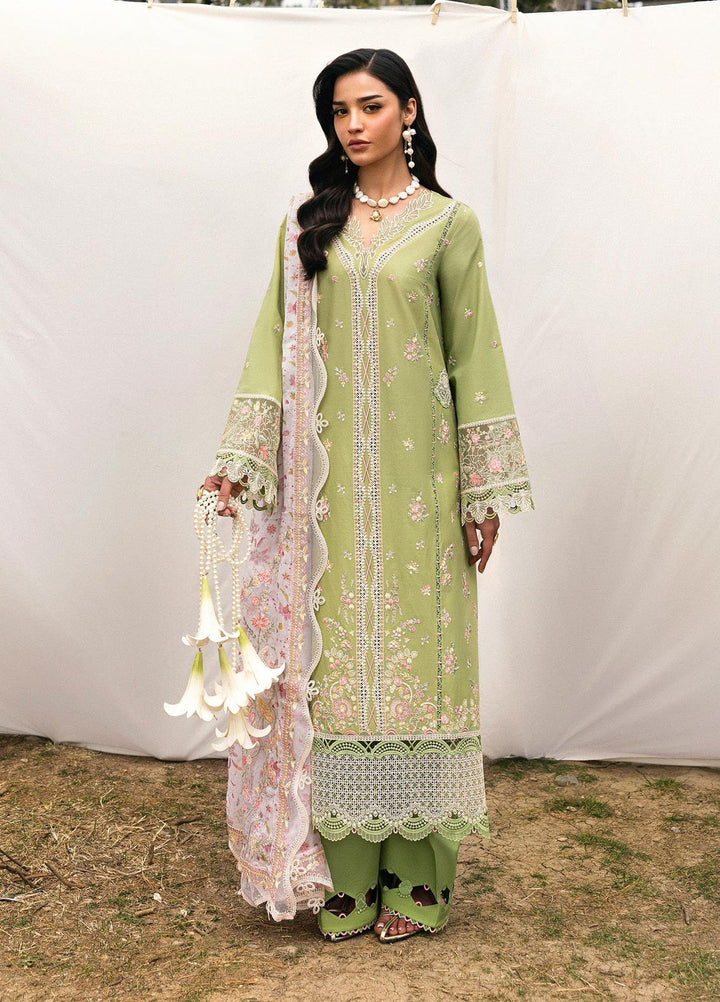 Qlinekari by Qalamkar Embroidered Lawn Suits Unstitched 3 Piece QLM25QK DC-01 Lovisa - Summer Collection